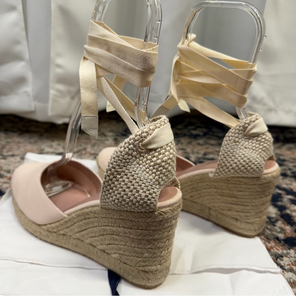 NWOT Margaux x Gal Meets Glam ‘The Espadrille’ in “Blush Pink Canvas” Size 12.5 - Picture 10 of 16